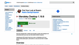 What Mendeley-desktop.updatestar.com website looked like in 2021 (3 years ago)