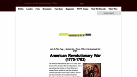What Myrevolutionarywar.com website looked like in 2021 (4 years ago)