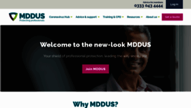 What Mddus.com website looked like in 2021 (3 years ago)