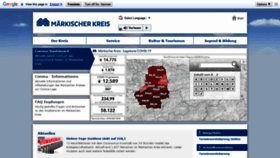 What Maerkischer-kreis.de website looked like in 2021 (3 years ago)