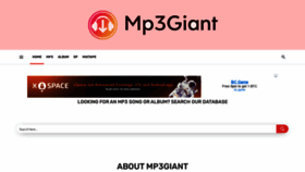 What Mp3giant.com website looked like in 2021 (3 years ago)