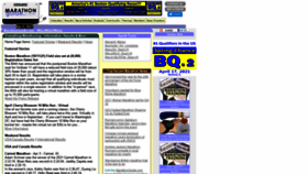 What Marathonguide.com website looked like in 2021 (3 years ago)