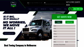 What Melbournetowingcashforcars.com.au website looked like in 2021 (3 years ago)