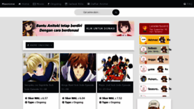 What Maxnime.my.id website looked like in 2021 (3 years ago)