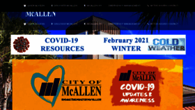 What Mcallen.net website looked like in 2021 (3 years ago)