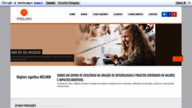 What Migliori.com.br website looked like in 2021 (3 years ago)