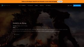 What Melomovie.com website looked like in 2021 (3 years ago)