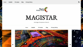 What Magistar.org website looked like in 2021 (3 years ago)