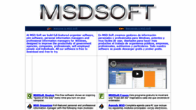 What Msdsoft.com website looked like in 2021 (3 years ago)