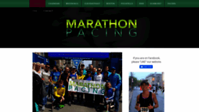 What Marathonpacing.com website looked like in 2021 (3 years ago)