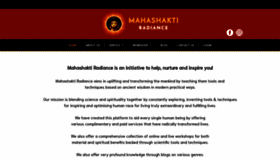 What Mahashaktiradiance.com website looked like in 2021 (3 years ago)