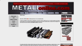 What Metalionline.com website looked like in 2021 (3 years ago)