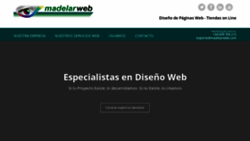 What Madelarweb.com website looked like in 2021 (3 years ago)