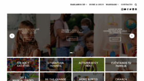 What Mamirami.es website looked like in 2021 (3 years ago)