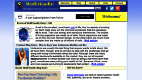 What Medfriendly.com website looked like in 2021 (3 years ago)