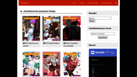 What Mangas.in website looked like in 2021 (3 years ago)