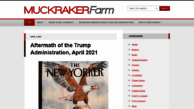What Muckrakerfarm.com website looked like in 2021 (3 years ago)