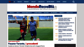 What Mondorossoblu.it website looked like in 2021 (3 years ago)