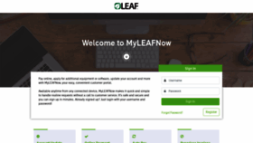 What Myleafnow.com website looked like in 2021 (3 years ago)