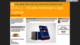 What Muslimamericanlogic.ning.com website looked like in 2021 (3 years ago)