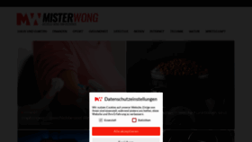 What Mister-wong.com website looked like in 2021 (3 years ago)