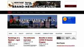 What Myprimetimenews.com website looked like in 2021 (3 years ago)