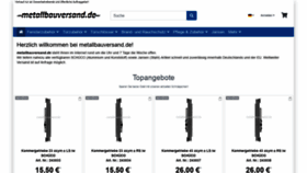 What Metallbauversand.de website looked like in 2021 (3 years ago)