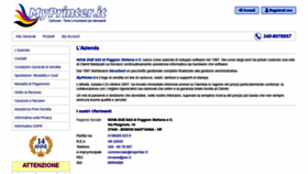 What Myprinter.it website looked like in 2021 (3 years ago)