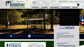 What Monroenc.org website looked like in 2021 (3 years ago)