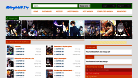 What Mangadex.top website looked like in 2021 (3 years ago)