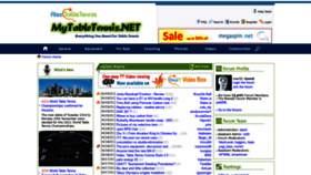 What Mytabletennis.net website looked like in 2021 (3 years ago)