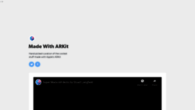What Madewitharkit.com website looked like in 2021 (3 years ago)