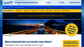 What Meerreisen24.de website looked like in 2021 (3 years ago)