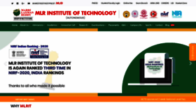 What Mlrinstitutions.ac.in website looked like in 2021 (3 years ago)