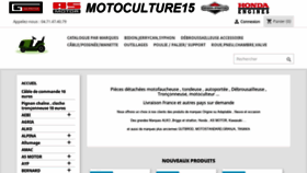 What Motoculture15.fr website looked like in 2021 (3 years ago)