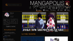 What Mangapolis.net website looked like in 2021 (3 years ago)