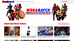 What Megabatch.net website looked like in 2021 (3 years ago)