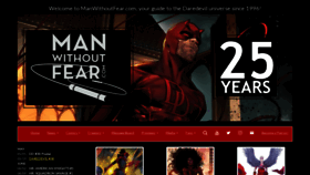 What Manwithoutfear.com website looked like in 2021 (4 years ago)