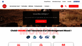 What Mondia-demenagements.fr website looked like in 2021 (3 years ago)