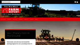 What Midwestfarmreport.com website looked like in 2021 (3 years ago)