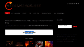 What Metalminos.net website looked like in 2021 (3 years ago)