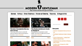 What Moderngentlemanmagazine.com website looked like in 2021 (3 years ago)