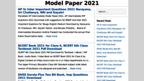 What Model-paper.com website looked like in 2021 (3 years ago)