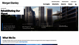 What Morganstanley.com website looked like in 2021 (3 years ago)