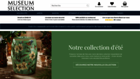 What Museumselection.fr website looked like in 2021 (3 years ago)