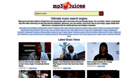 What Mp3-juices.ws website looked like in 2021 (3 years ago)