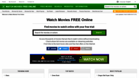 What Movieswatchfreeonline.com website looked like in 2021 (3 years ago)
