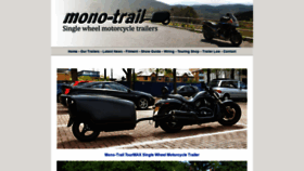What Mono-trail.co.uk website looked like in 2021 (3 years ago)