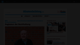 What Muensterschezeitung.de website looked like in 2021 (3 years ago)