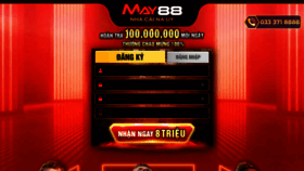 What May88win.com website looked like in 2021 (3 years ago)